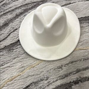 Stylish White Fedora Hat